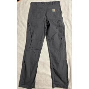 Carhartt Rugged Flex Relaxed Fit Canvas Double Front Utility Work Pants 32 x 34